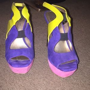 Bright fun heels!